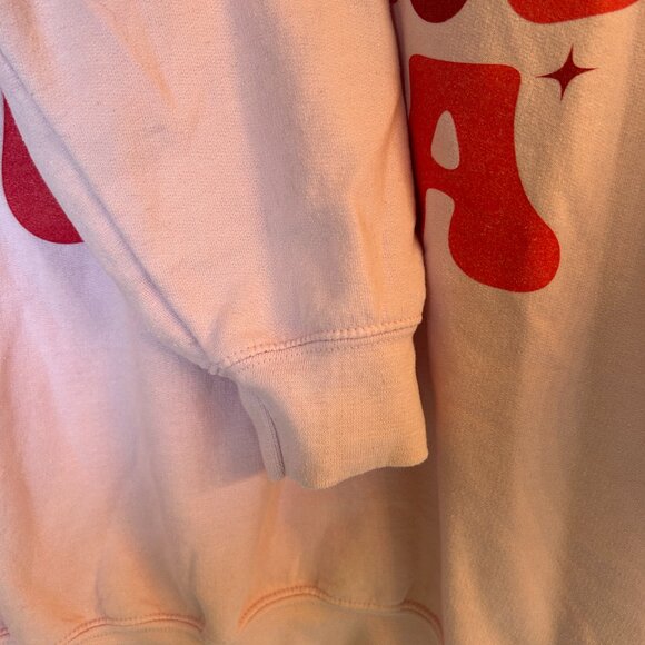 In My Aggie Era Pink Colored Oversized Long Sleeve Sweatshirt - Large - Picture 4 of 6